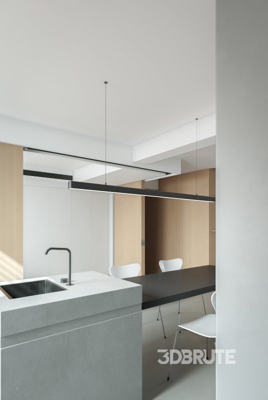 Living Room Dining Room Kitchen Image 7