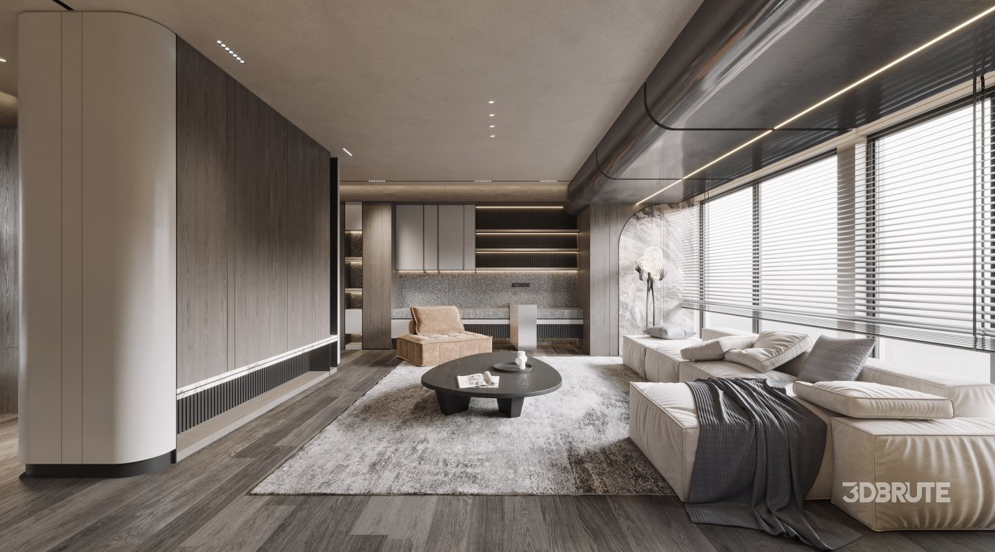 Living Room Dining Room Hallway Image 16