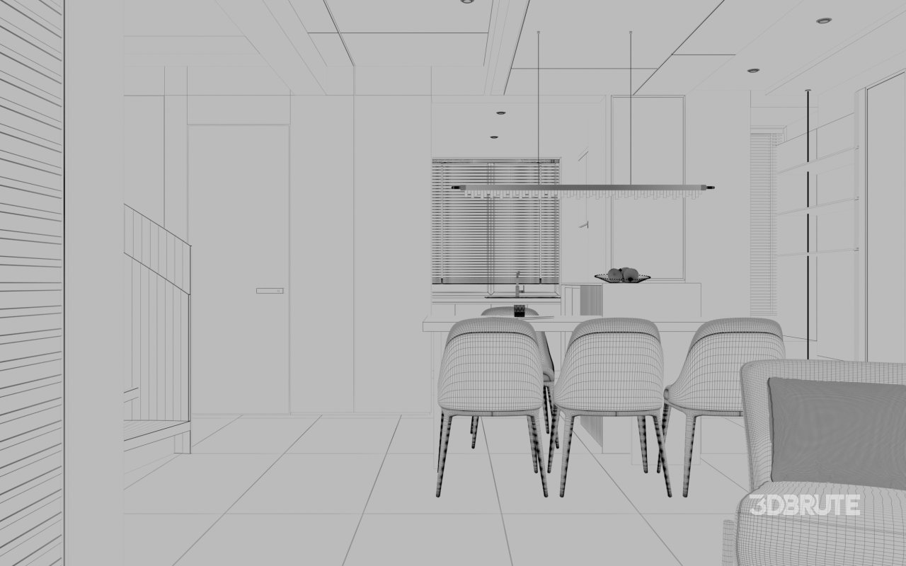 Living Room Dining Room Kitchen Bedroom Image 6