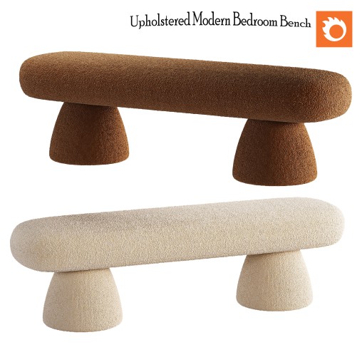 Upholstered Modern Bedroom Bench