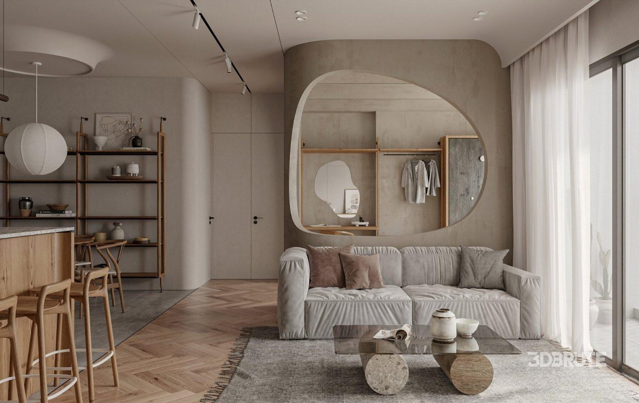 Living Room Dining Room Kitchen Bedroom Image 6