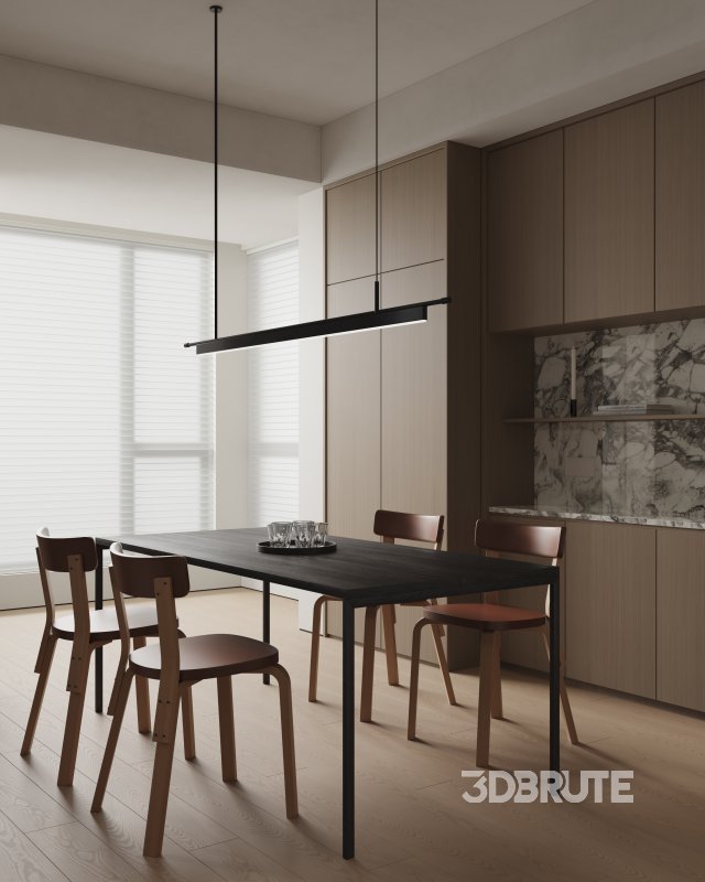 Living Room Dining Room Kitchen Image 11