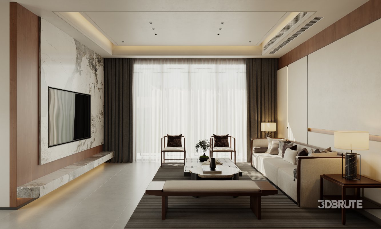 Chinese Living Room Dining Room Image 1