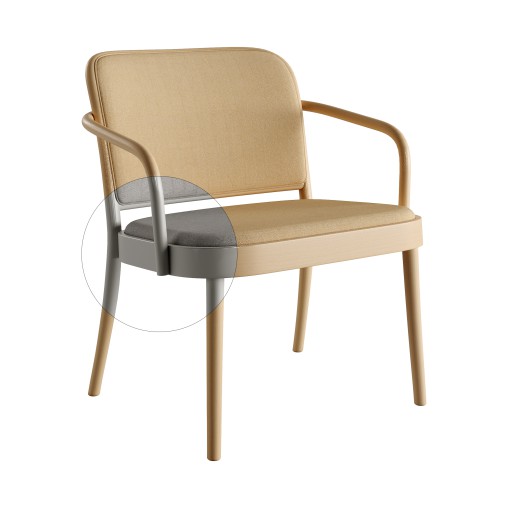 811 Lounge Armchair and Chair 363 by TON