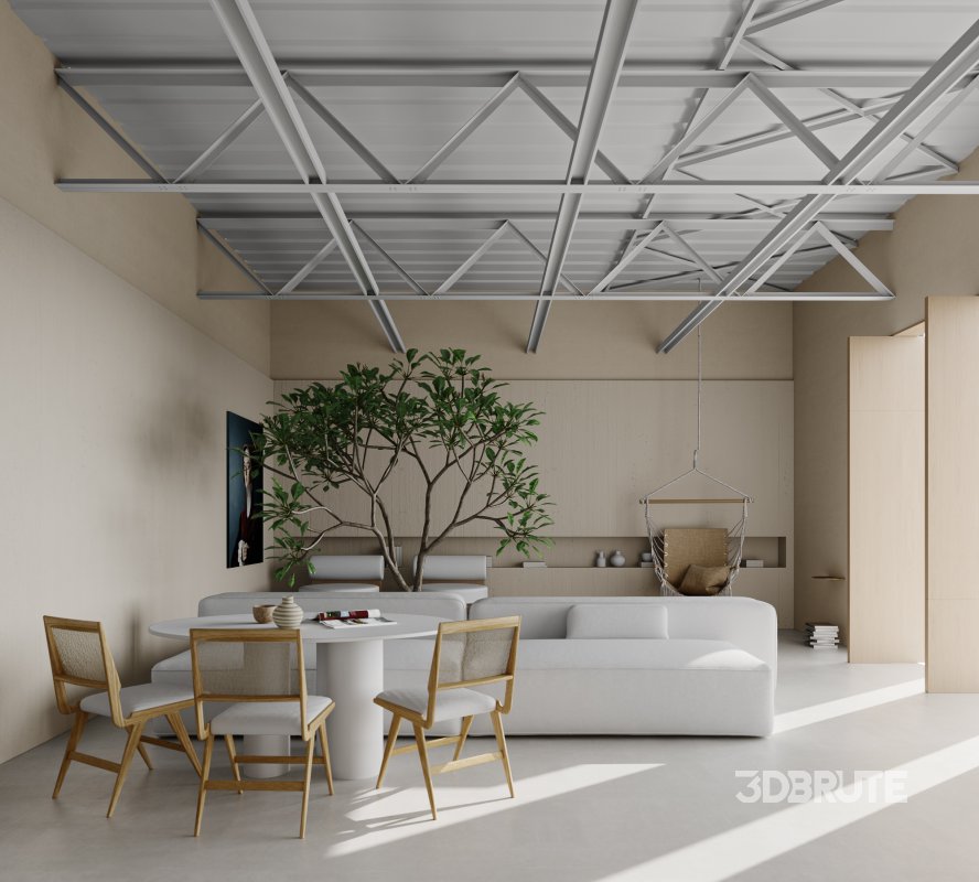 Living Room Dining Room Bedroom Image 11