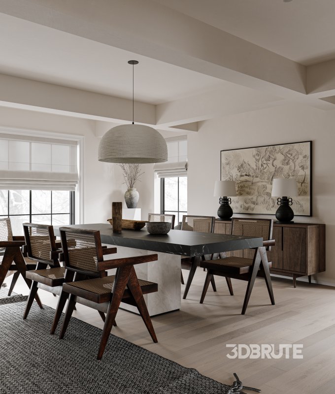 Living Room Dining Room Kitchen Image 16