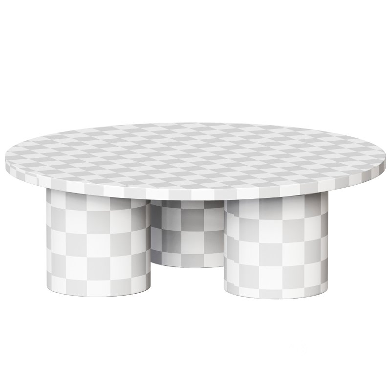 Damian 100cm Wooden Round Coffee Table – Natural Image 2