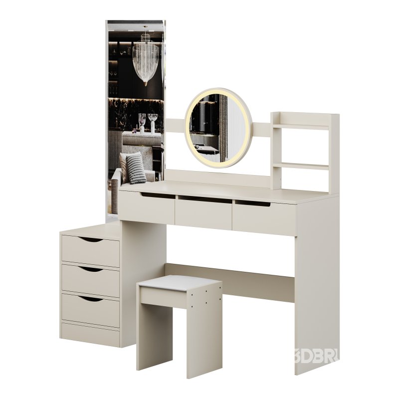 Coiffeuse Incee Image 8