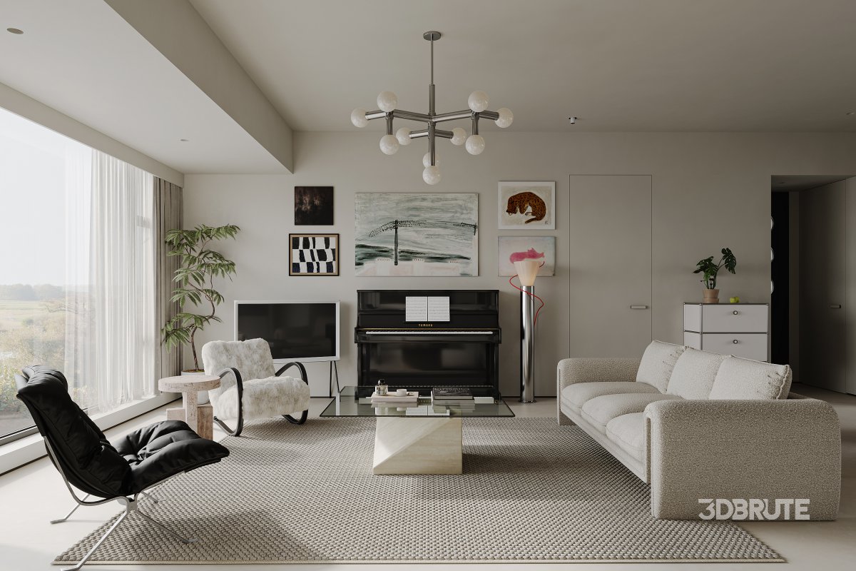 Living Room Dining Room Kitchen Bedroom Image 15