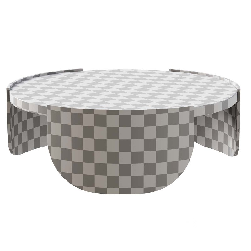Round Coffee Table – Black Image 5