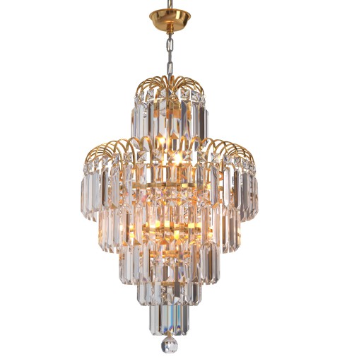 Indoor Chandelier, Droplet Chandelier Lighting Crystal Ceiling Lamp