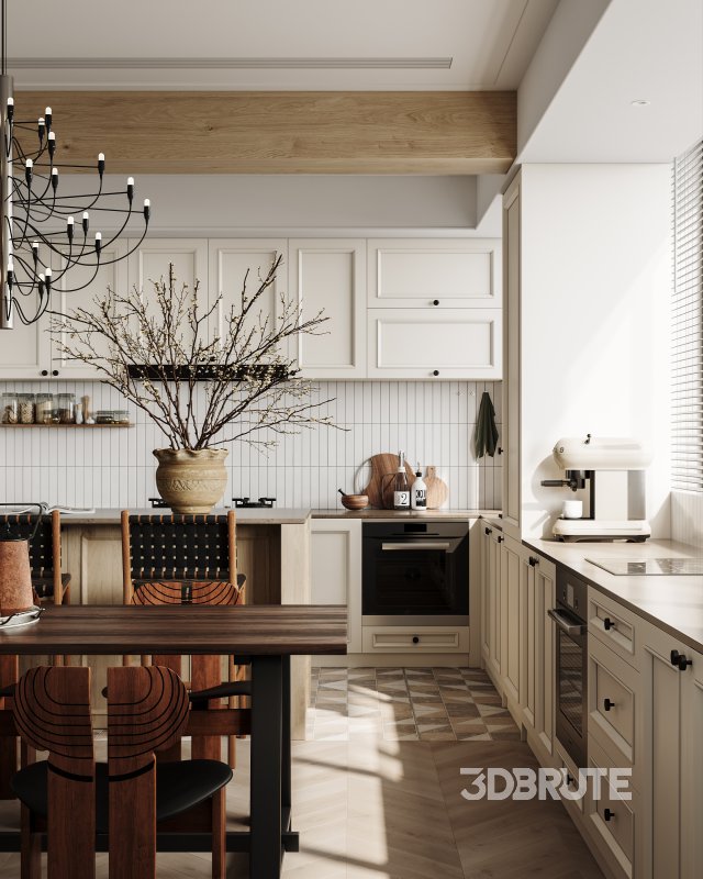 Living Room Dining Room Kitchen Image 3
