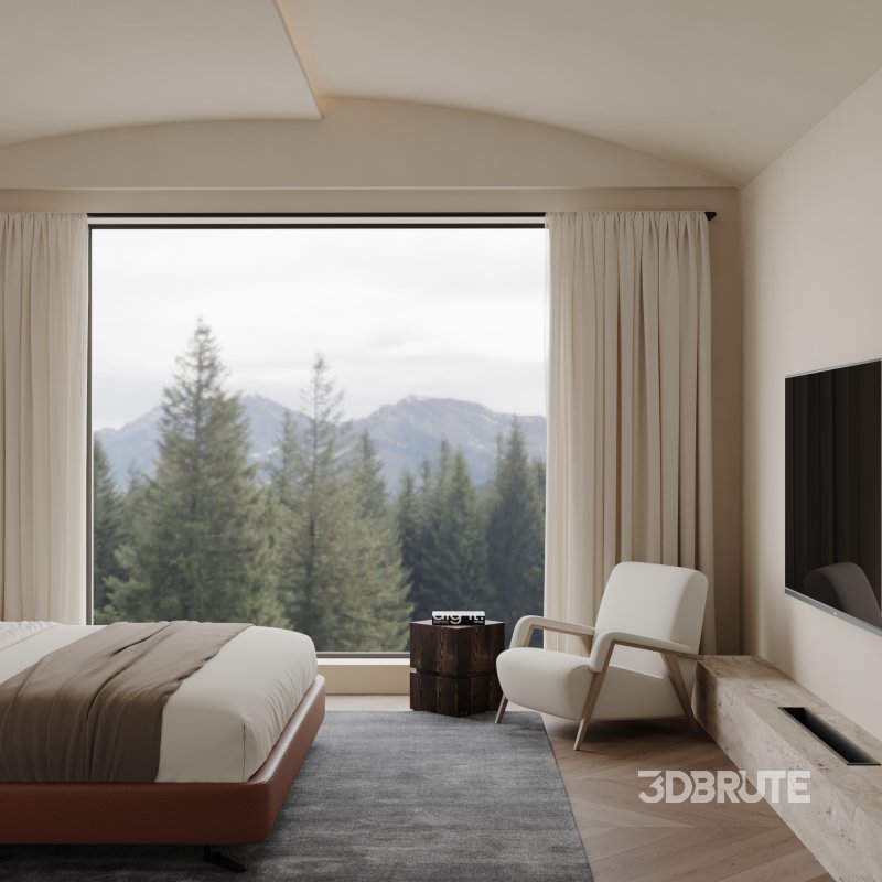 Bedroom interior scenes Image 7