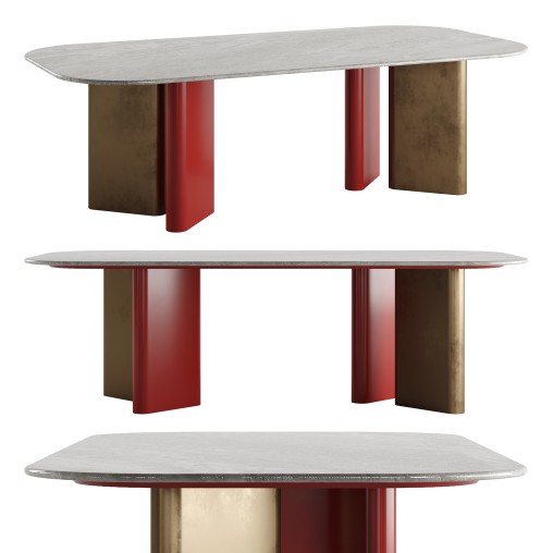 ONNO Rectangular Table by Marelli