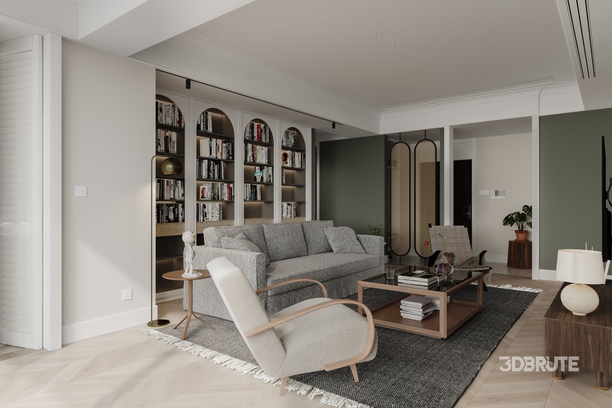 Living Room Dining Room Kitchen Image 2