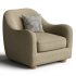 BACIO CREAM BOUCLE LOUNGE CHAIR - Thumbnail 4