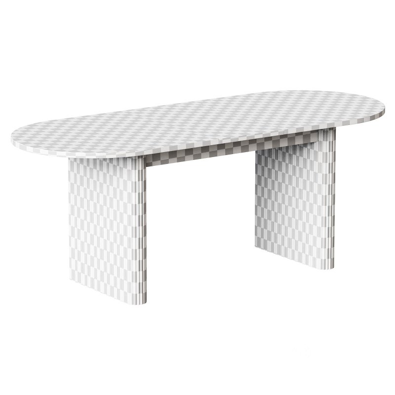 Lisette Oval Extendable Dining Table Image 3