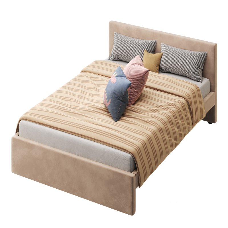 Upholstered bed frame Image 11