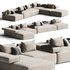 CINDER BLOCK modular sofa 3-4 - Thumbnail 1