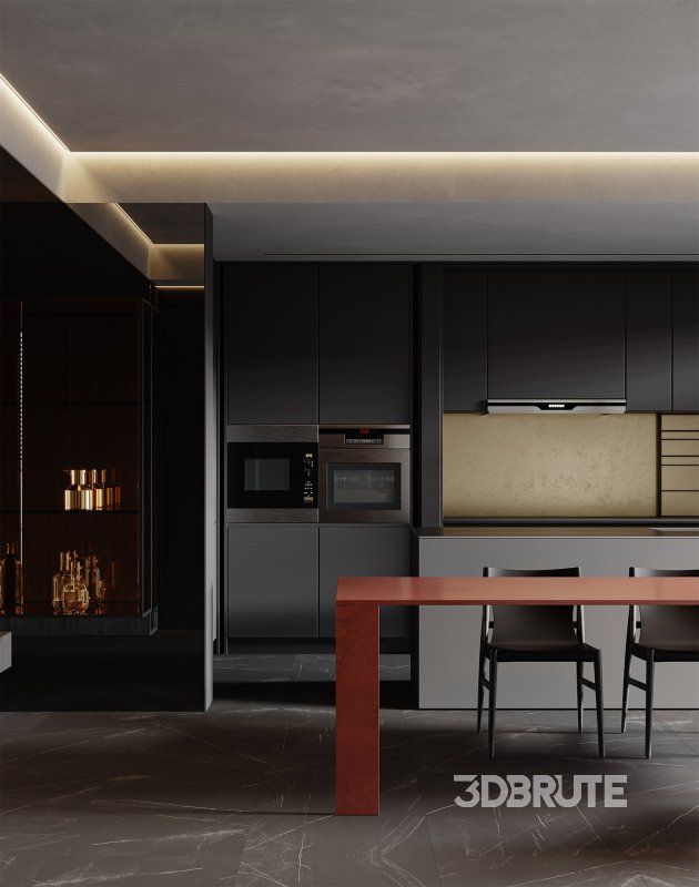 Living Room Dining Room Kitchen Image 11