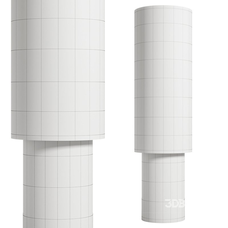 H M Fabric and Metal Floor Lamp Image 2