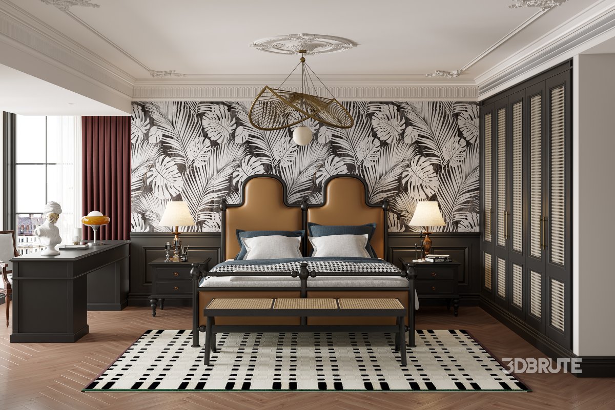 Bedroom interior scenes Image 6