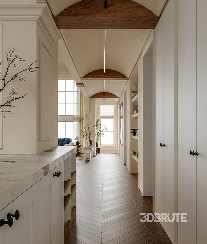 Living Room Dining Room Hallway Image 6