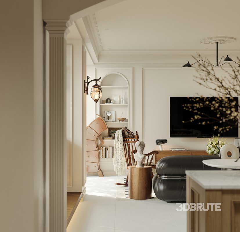 Living Room Dining Room Kitchen Image 13