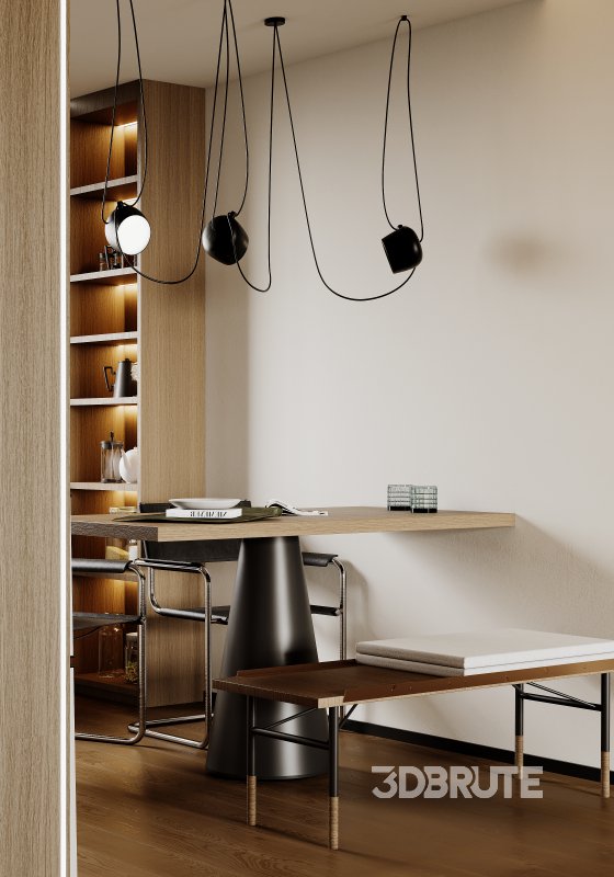 Living Room Dining Room Kitchen Image 5