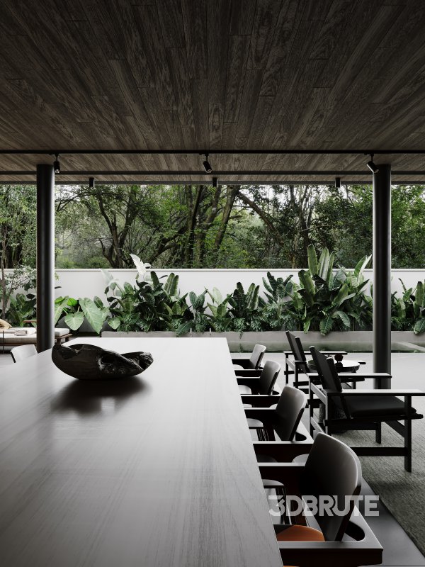 Living Room Dining Room Kitchen Image 21