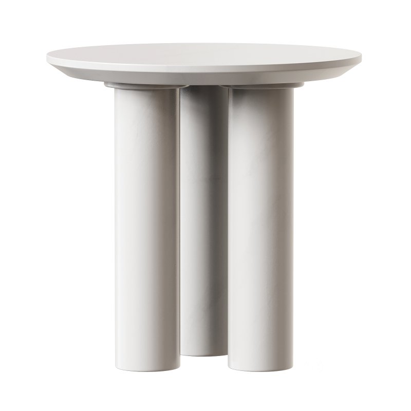 Cream White Dining Table Image 2