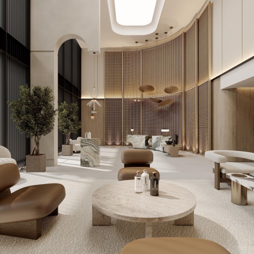 hotel lobby