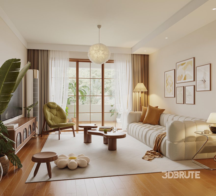 Living Room Dining Room Bedroom Image 8