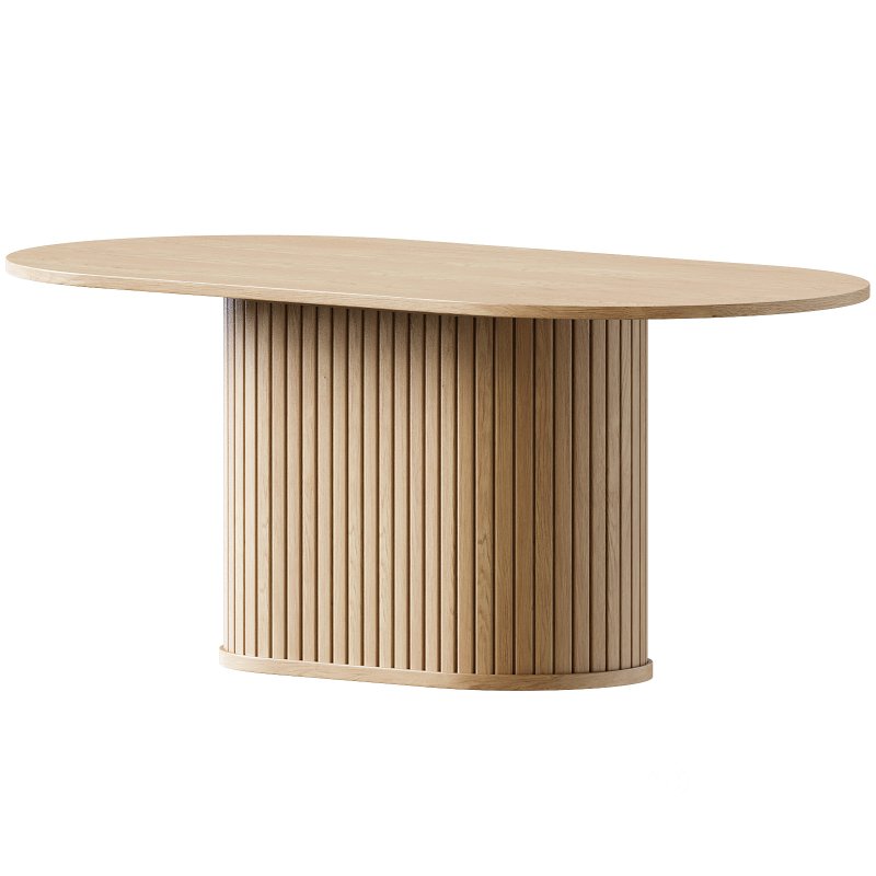 Iris Oval Dining Table Image 5