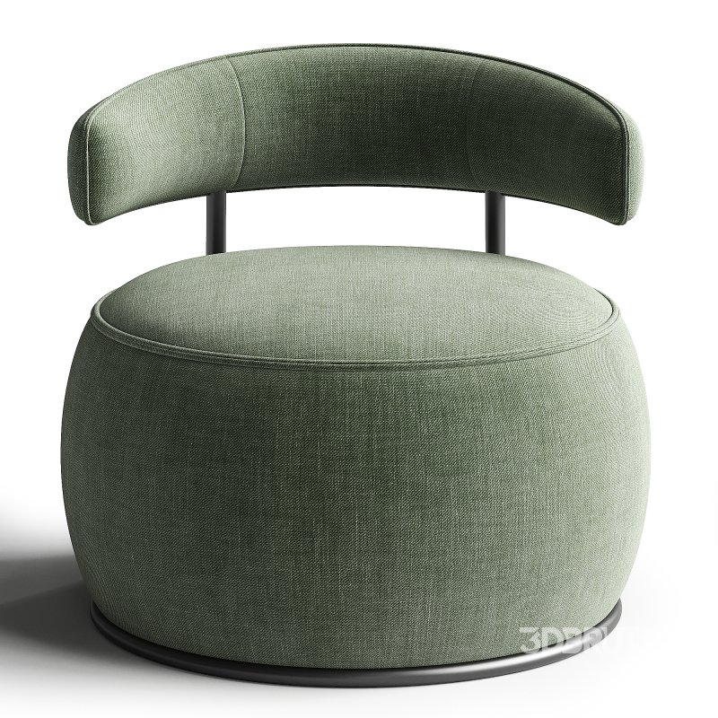 Swivel Armchair Barrel Accent Chair Image 4