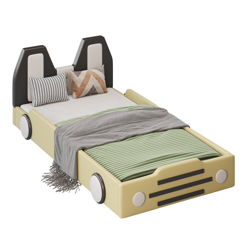 Twin Size Race Car Image 8