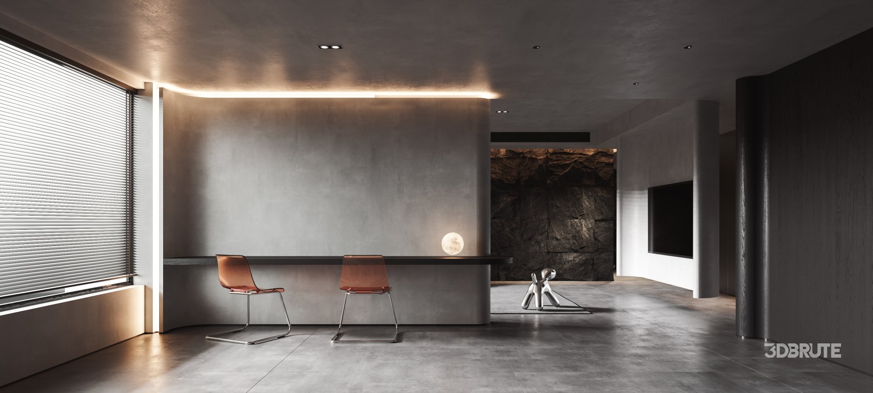 Living Room Dining Room Kitchen Image 4