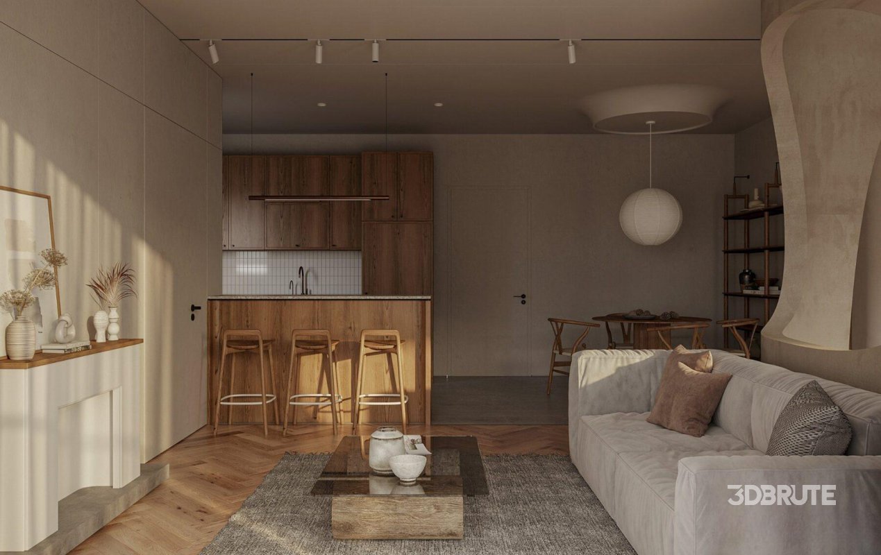 Living Room Dining Room Kitchen Bedroom Image 4