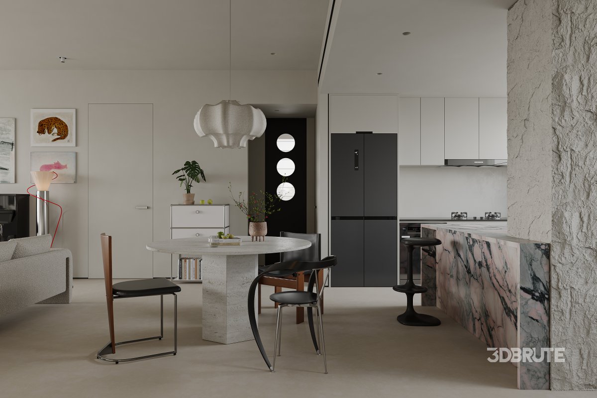 Living Room Dining Room Kitchen Bedroom Image 12