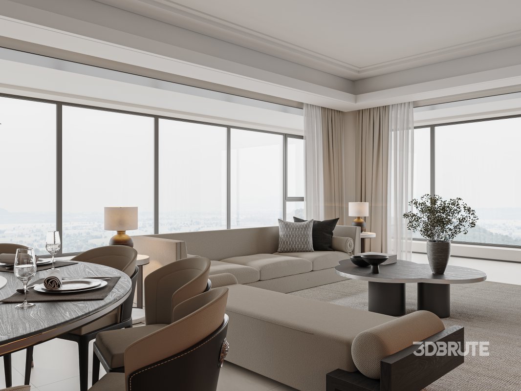 Chinese Living Room Dining Room Image 5