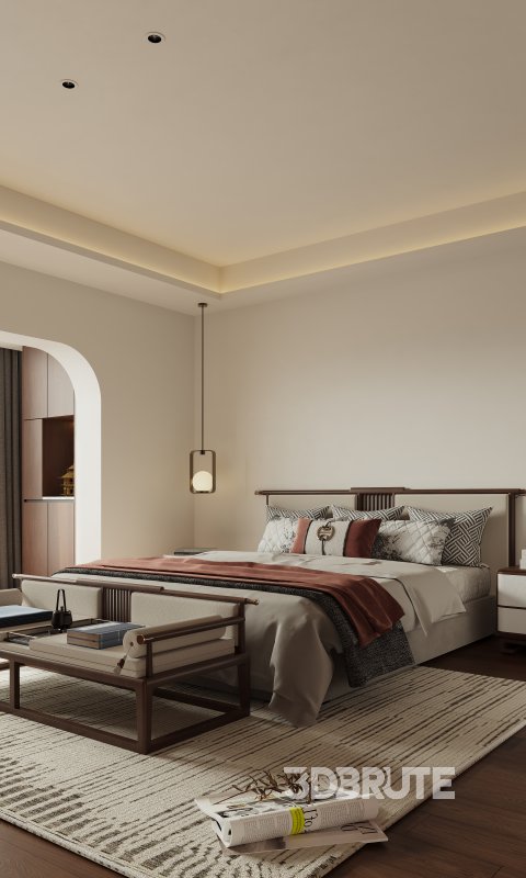 chinese bedroom tea room Image 3