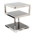 Contemporary Black Glass Side Table - Thumbnail 3