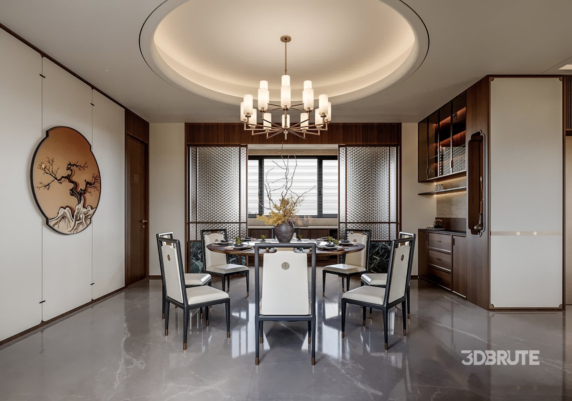 Chinese Living Room Dining Room Image 5