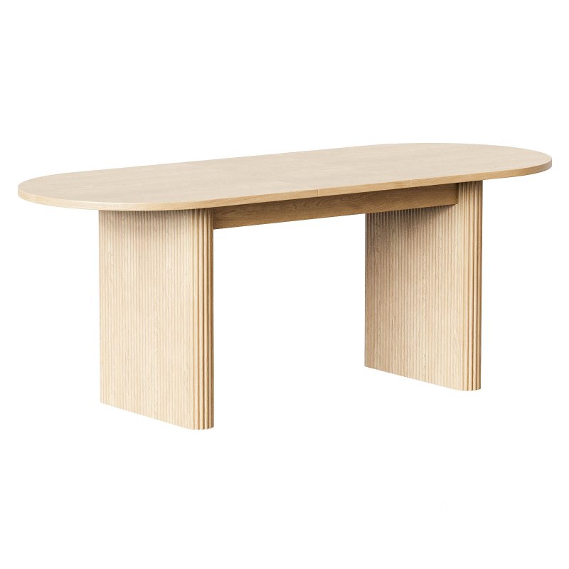 Lisette Oval Extendable Dining Table Image 4