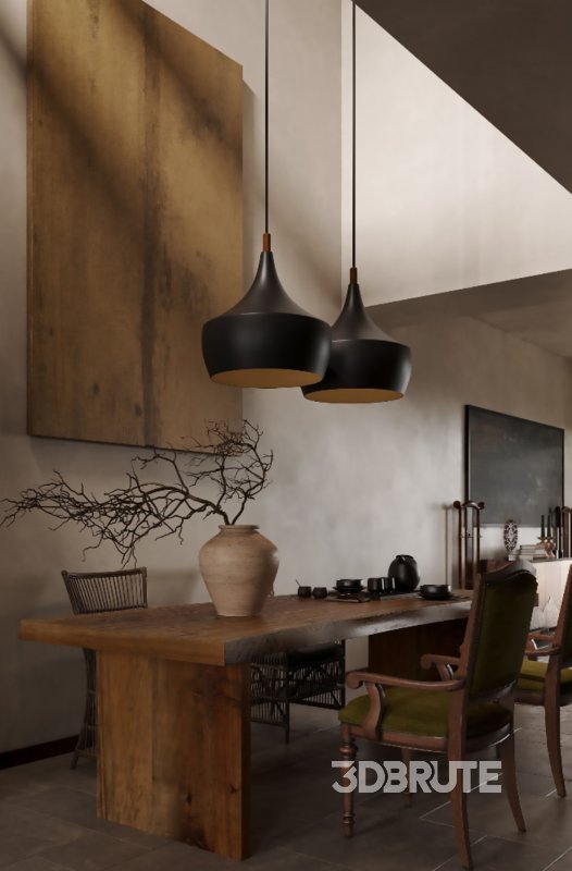 Living Room Dining Room Kitchen Image 17