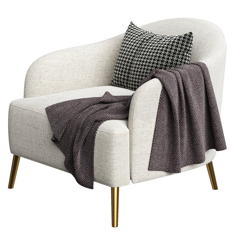 ISABEL | Fabric armchair By Minimomassimo Image 2