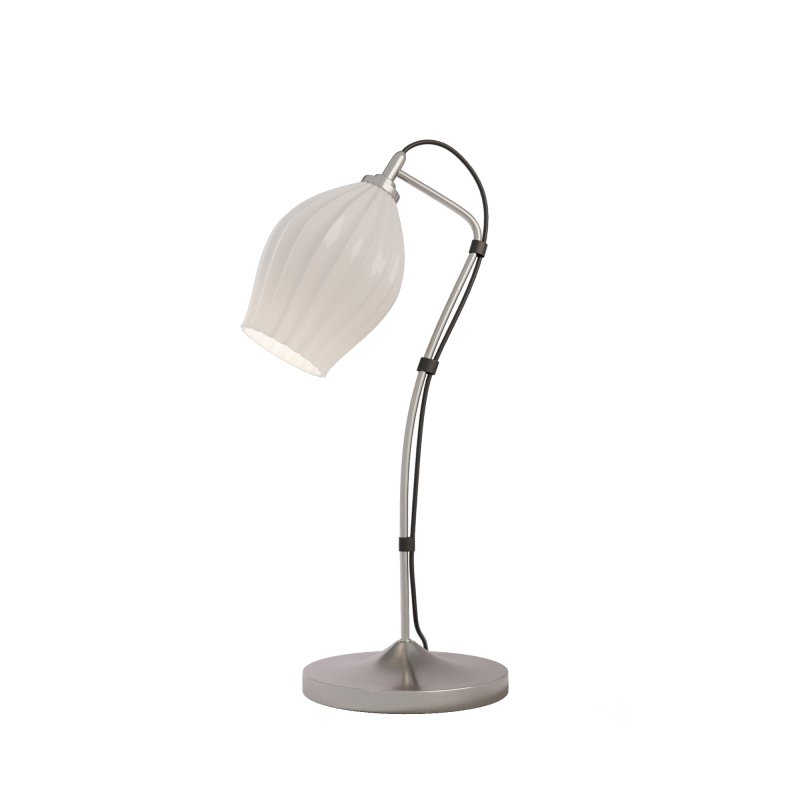 Ceramic Ribbed Table Lamp Image 2