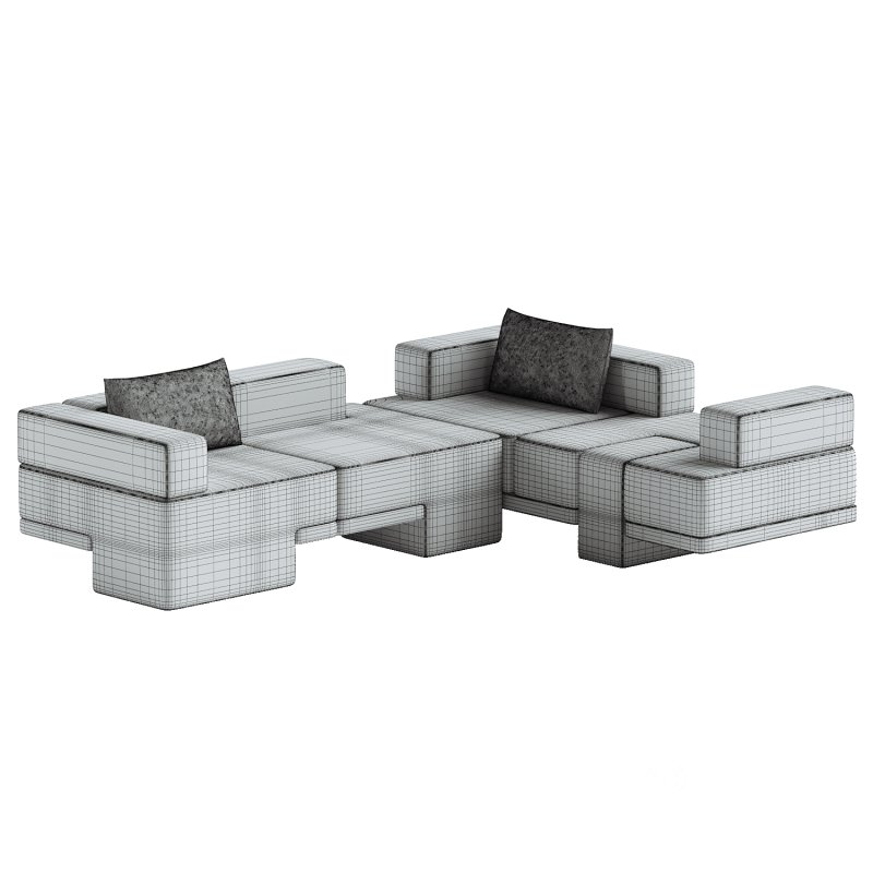 Sarsen 3 Seater Chaise Sectional Image 4