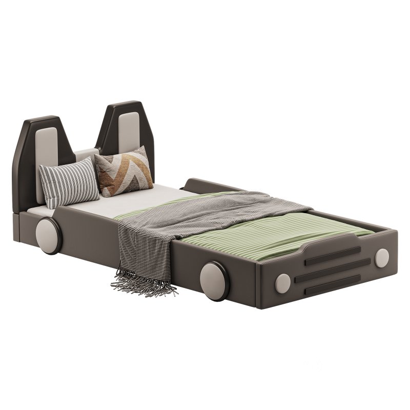 Twin Size Race Car Image 3