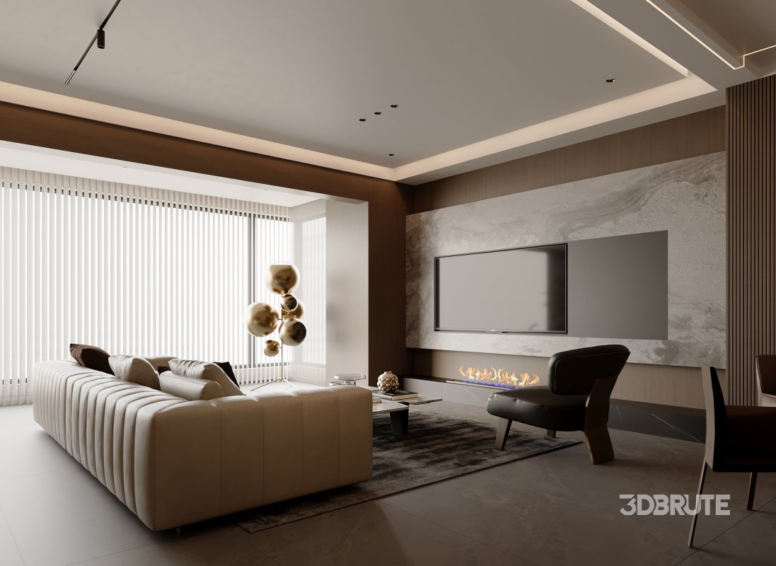 Living Room Dining Room Bedroom Image 5